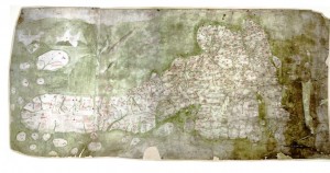 This medieval map of Britain, called 'the Gough Map', was created in the 14th century.