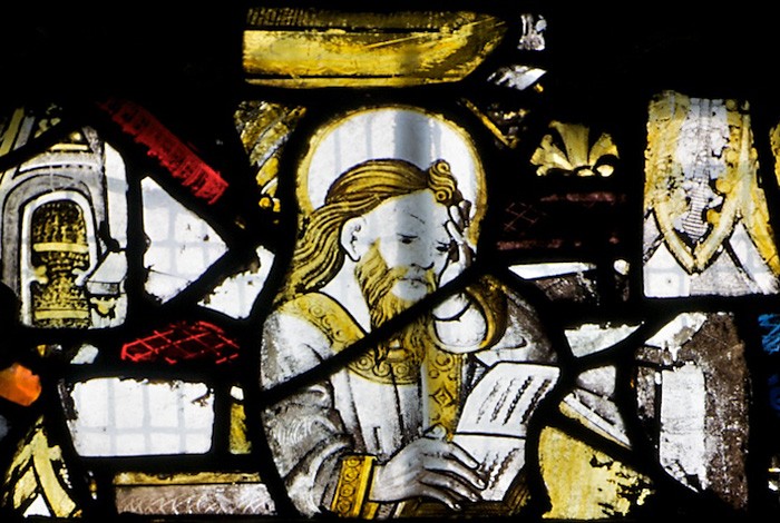 A religious man reading